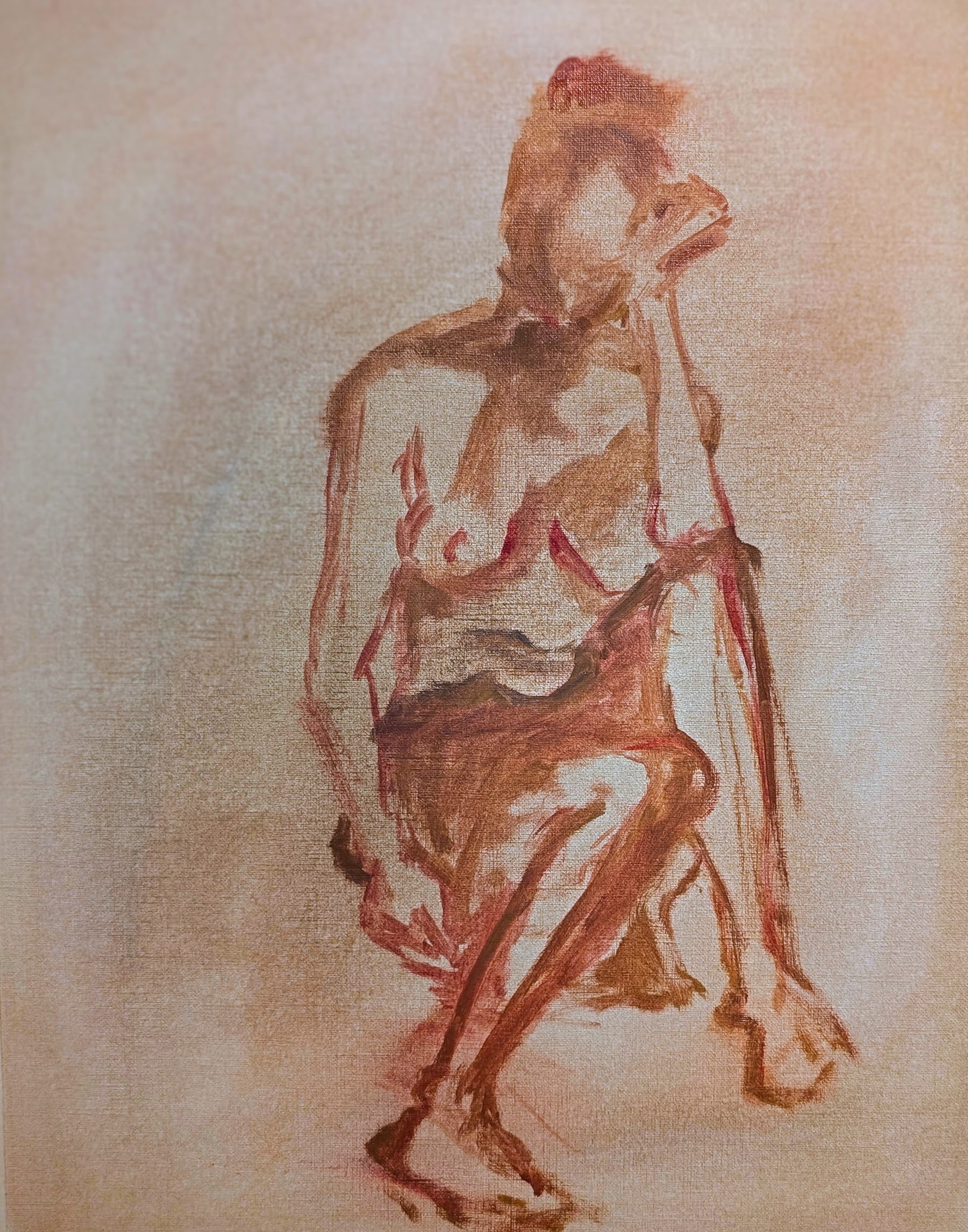 Etude - Fleur pensive